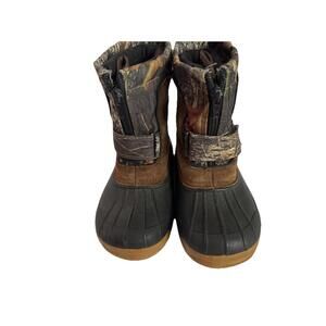 Boys Boots Ozark Trail Size 9 Outdoor Hiking Hunting Zip Up Dry